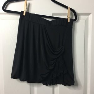 Women’s Black Skirt with Design